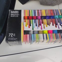 72 Pc Basic Acrylic Paint Set.