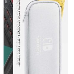 Nintendo Switch Lite Carrying Case & Screen Protector BRAND NEW IN BOX