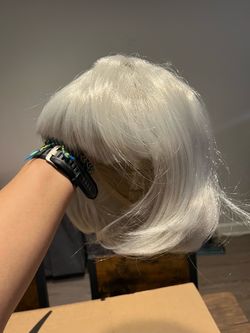 Unisex Costume Two Wigs for $10 (black & White. Good Condition .