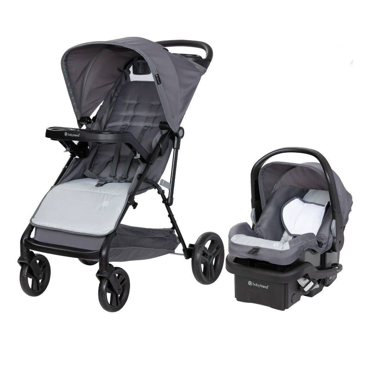 Baby Trend Venture 4-Wheel Stroller Travel System - Desert Grey - Grey BRAND NEW IN BOX