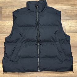 H&M Heavy Duty Wind Proof Water Repellant Polyamide Puffer Jacket Vest Mens 2XL