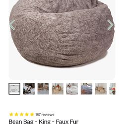 Cordaroy Brand Bean Bag Chair Turns Into King Bed