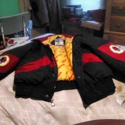 Rare Redskins Triple Fat Goose Puffer Jacket