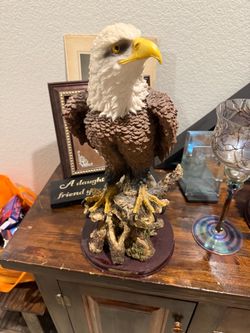 Bald Eagle Resin Figurine Statue