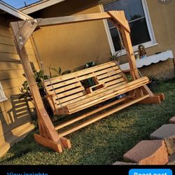 Custom Made Wood Swings 