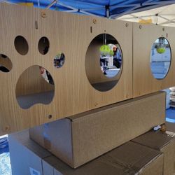 Decorative Cat Box With Scratching Board New 