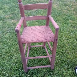 French Wood Chair Vintage