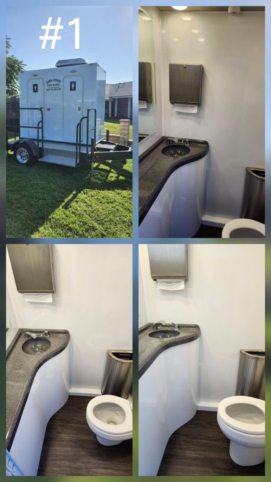 Vip Luxury Restrooms/Baños De Lujo Portable Toilets 