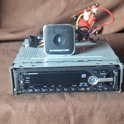 KENWOOD CAR STEREO  AM/FM CD PLAYER ,MASK BLIND SPOT OR PULLOUT 