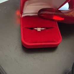 14 karat Gold With Diamond.