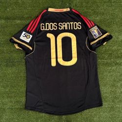 Mexico National Team 2011/12 Retro Away  #10 Giovani dos Santos Vintage Jersey