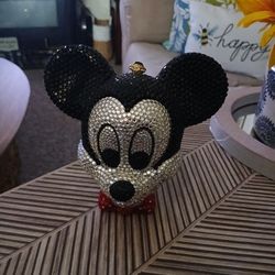 Kathrine Brumann Swarovski  Crystal Covered Mickey Mouse Handbag