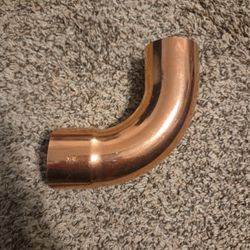 2" Copper long radius street 90º
