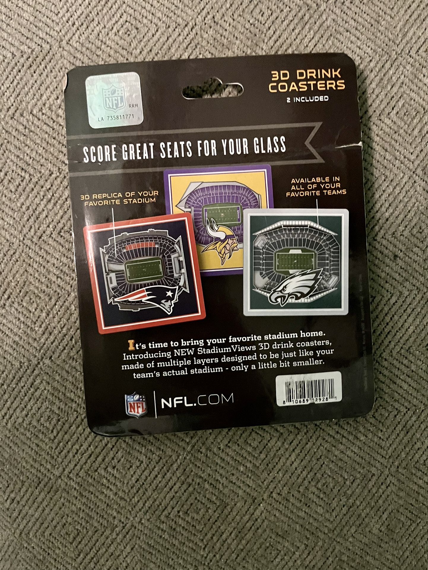 New Orleans Saints 3D StadiumView Coasters