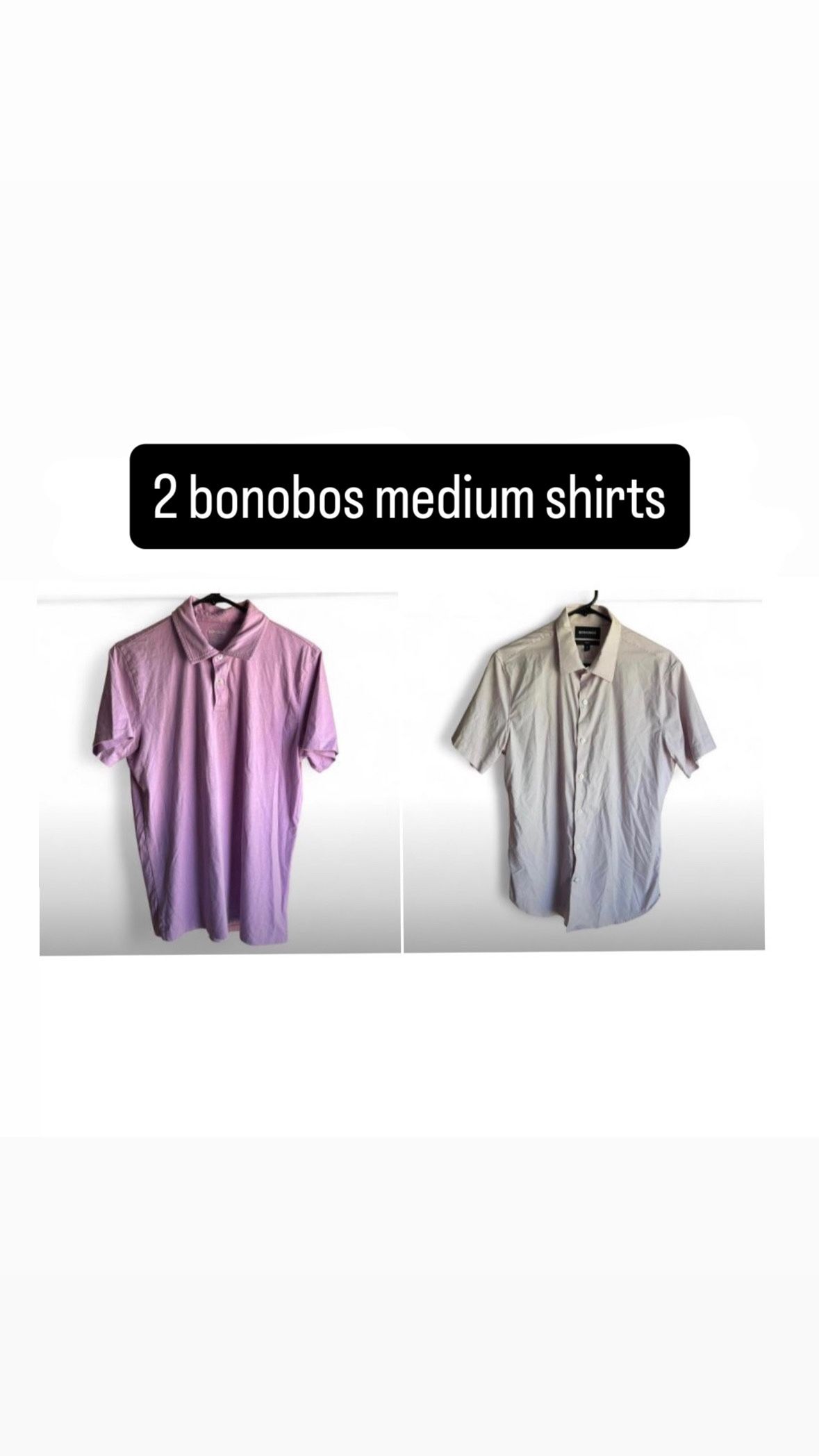 Bonobos slim fit medium tops