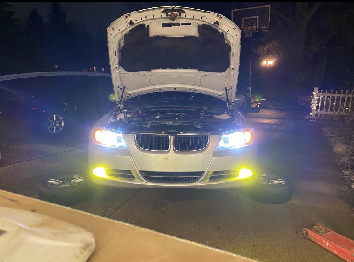 9005 LED Headlight Bulbs, 350% Brighter, HB3 LED High Beam, Mini Size LED Headlight Conversion Kit, 6000K Cool White