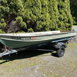 Fishing Boat With Trailer 