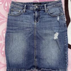 Banana Republic Blue Denim Skirt 
