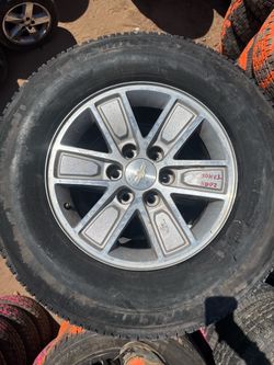 2018 Chevy Silverado 1500 17 inch wheel with tire