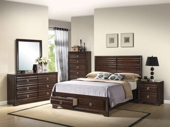 4-PCS Queen Bedroom Set in Offert (203471)