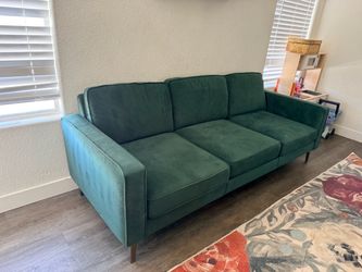 Green Velvet Couch