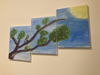 3 Piece Of Canvas Painting 