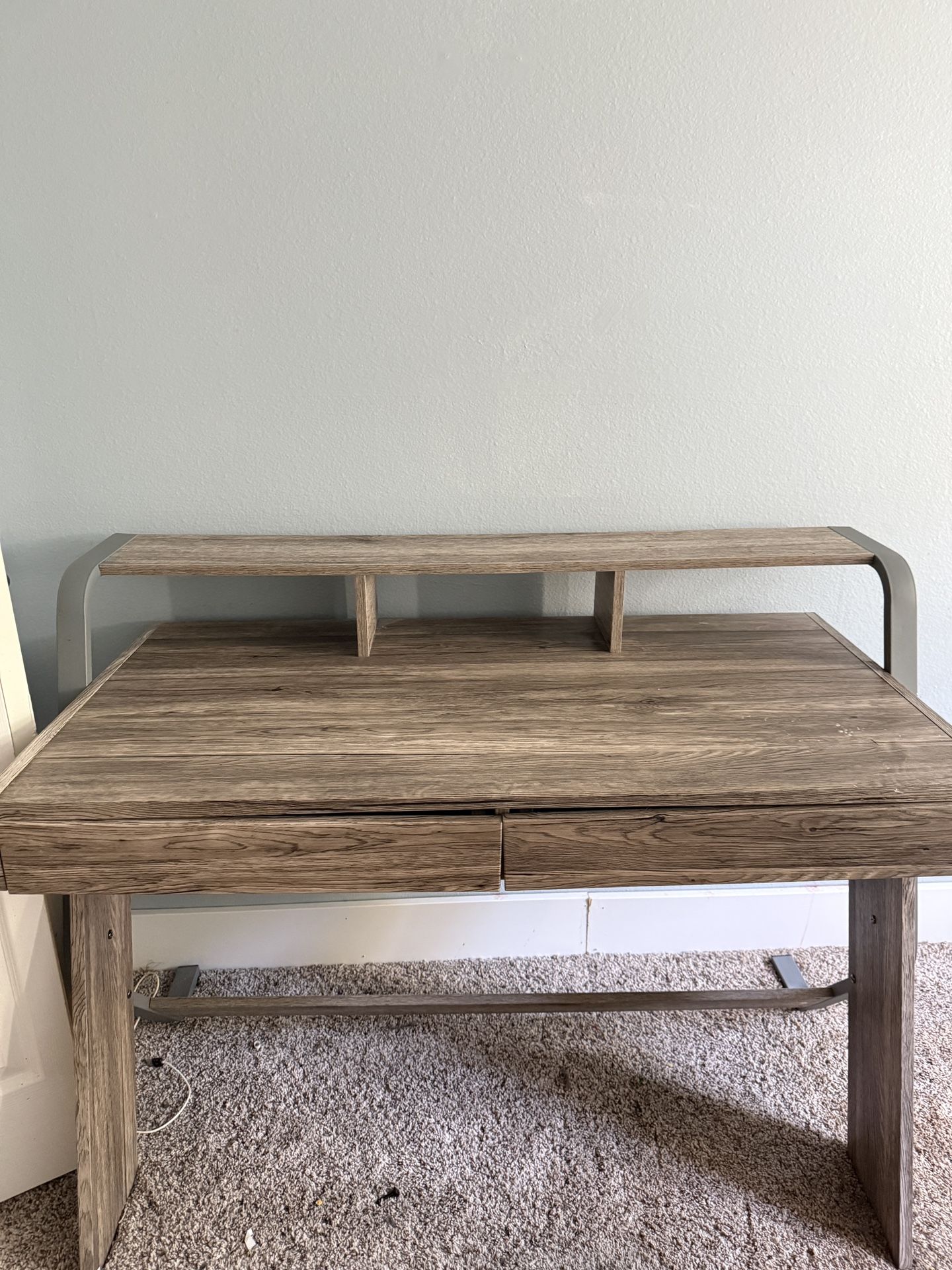 Computer Table Grey