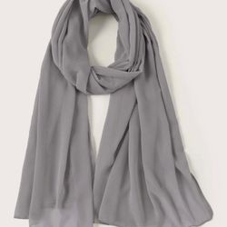 Solid Chiffon Scarf 