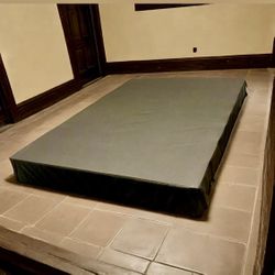 Box Springs Queen Size of 60” W x 79” L. Available From 5” (Low) to 8” (Reg) Heights Also Available Twin, Full, King And Cali King. New From Factory. 