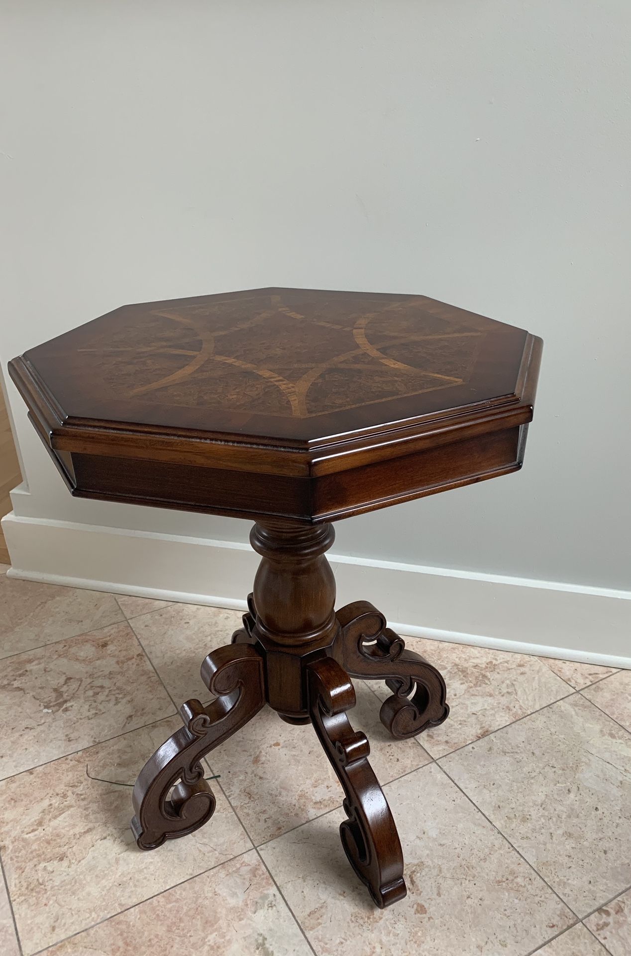 Octagon End Table