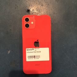 iphone 12 - 64 GB Unlocked Red 