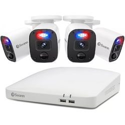 4 Camera 8 Channel 1080p Full HD Audio/Video DVR Security System |