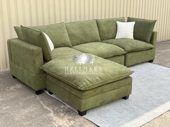 Performance Fabric Kova-Style Cloud Sectional Couches