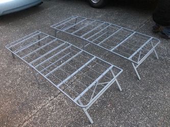 2 Full bed metal frame