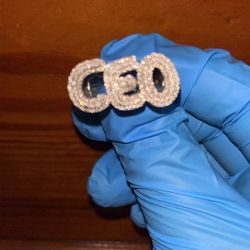 CEO natural diamond ring size 10