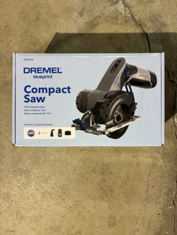 Dremel Blueprint 12V 3-3/8" Mini Circular Saw with Integrated Laser Guide, 2Ah Lithium-Ion Battery and Fast Charger (CS12V-S1)