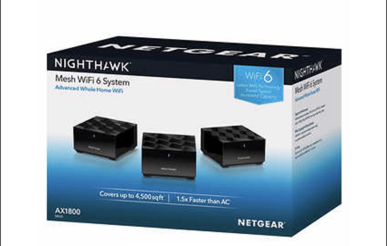 NETGEAR - Nighthawk MK63 AX1800 WiFi 6 Mesh System
