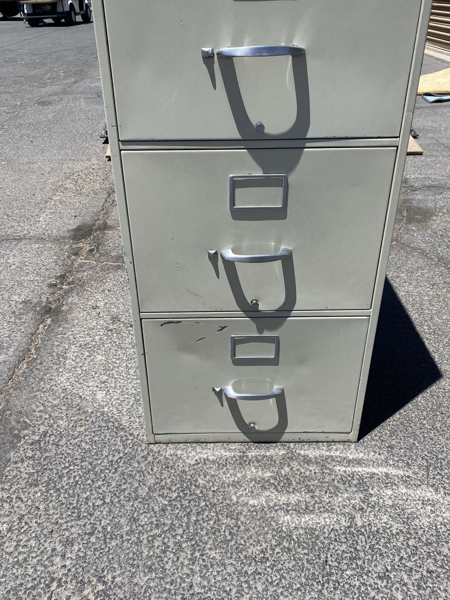 4 Drawer Metal File Cabinet - $35