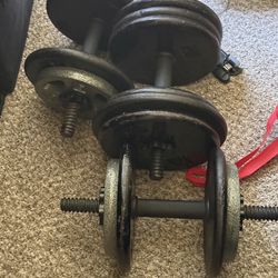 4 dumbbells $50