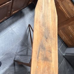 Antique Wooden Ironing Board 