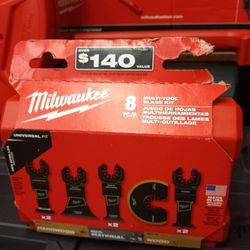 MILWAUKEE 8PC./P. MULTI- TOOL BLADE KIT