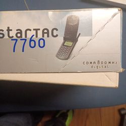 Vintage Startac Motorola Cellular Phone Bundle 
