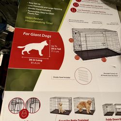 Dog Crate Large w 2 Doors
