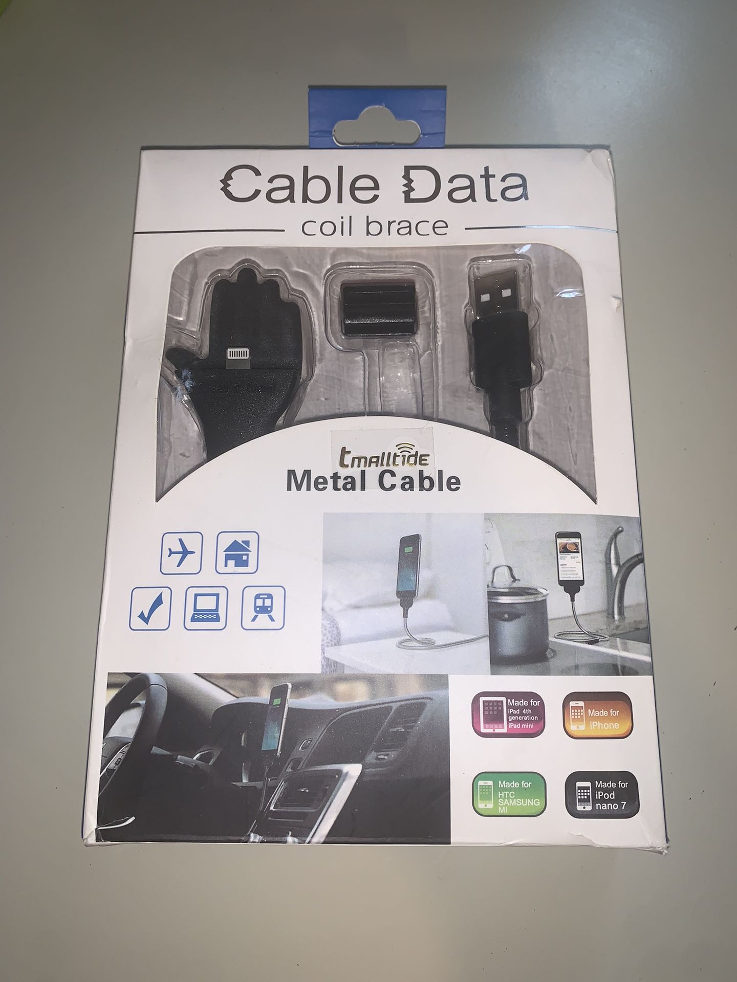 IPhone Cable Data Coil Brace USB