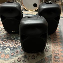 3 Powered speakers  For $150