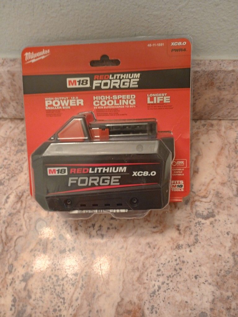 Milwaukee Forge 8.0 New Battery