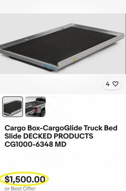 Cargo Box-CargoGlide Truck Bed Slide DECKED PRODUCTS CG1000