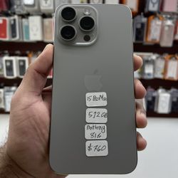 iPhone 15 Pro Max 512GB Factory Unlocked 