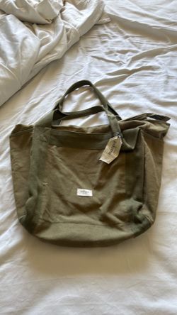 olive green margot new york tote bag