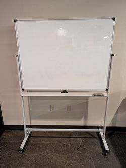 Quartet Versatile Mobile Dry Erase Whiteboard with Swivel Function